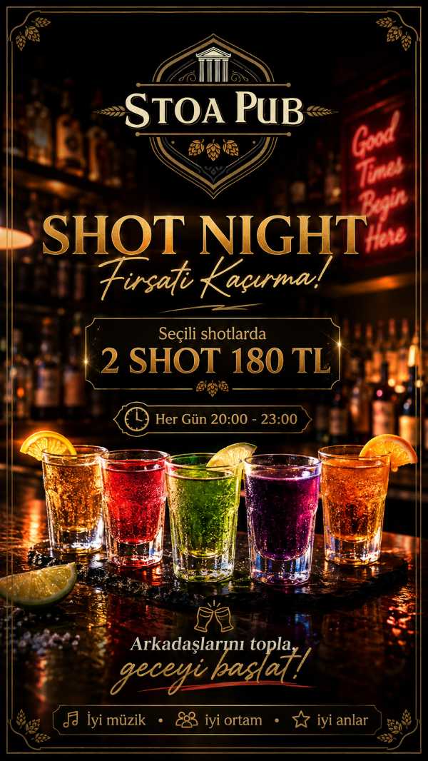 Stoa Pub — Shot Night